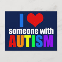 Autisme Love Rainbow Family Support Colorful Cute