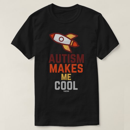 Autisme maakt me cool t-shirt (Design voorkant)