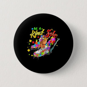 Autisme maand Wereld Autisme Bewustzijnsdag 2025 6 Ronde Button 5,7 Cm
