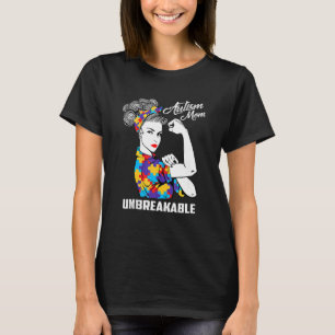 Autisme Mam geeft autisme Mama Awareness Gift Auti T-shirt