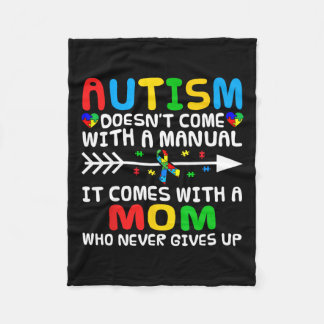Autisme Mam komt niet met een handmatige autisme-k Fleece Deken