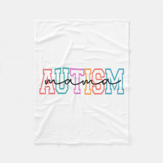 Autisme Mama Autisme Moeder Autisme Bewustzijn Ste Fleece Deken