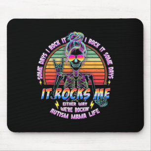 Autisme Mama leven Sommige dagen ik rock het sommi Muismat