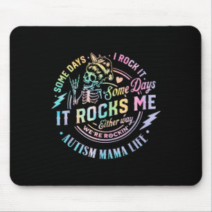 Autisme Mama leven Sommige dagen ik rock het sommi Muismat