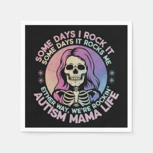Autisme Mama Leven Sommige Dagen Rock Ik Het Sommi Servet