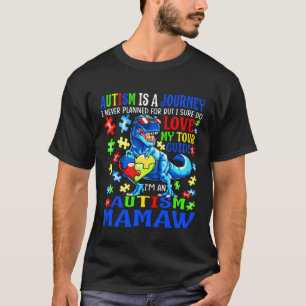 Autisme Mamaw Reis Citaat Autisme Bewustzijn Dinos T-shirt