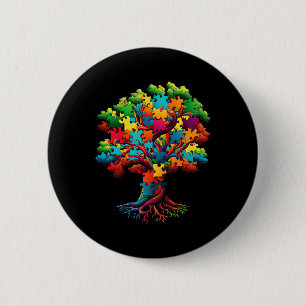 Autisme Mannen Volwassenen Kinder bewustwording Ronde Button 5,7 Cm