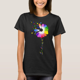 Autisme-Margriet Paardenbloem Wees Aardig Autisme  T-shirt
