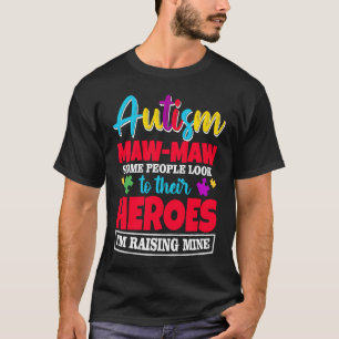 Autisme Maw Maw Mensen zoeken hun helden op T-shirt