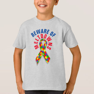 Autisme Méfiez-vous des fusions T-shirts basiques 