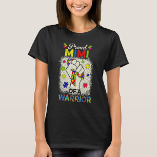 Autisme Mimi Van Autisme Bewustzijn Warrior Steun T-shirt