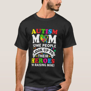 Autisme Moeder Die Helden Grootbrengt Autisme Moed T-shirt
