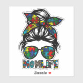 Autisme Moeder Leven, Autisme Awareness Day Gift Sticker (Vel)