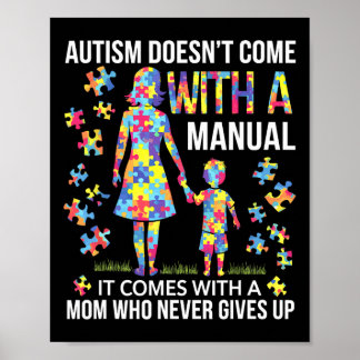 Autisme moeder ondersteuning voor sterke moeders poster