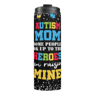 Autisme moeder spectrum held thermosbeker