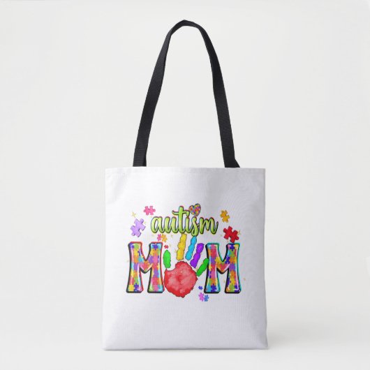 Autisme Moeder Tote Tas (Voorkant)