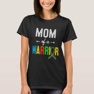 Autisme-Moeder Van Een Krijger Autisme Bewustzijn T-shirt