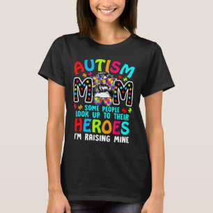 Autisme moeder verhogen van een Hero Puzzel Stuk O T-shirt