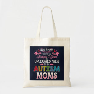 Autisme Moms Sterkste vrouweninspiratie Tote Bag