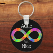 Autisme/Neurodiversity/Punny Sleutelhanger (Voorkant)