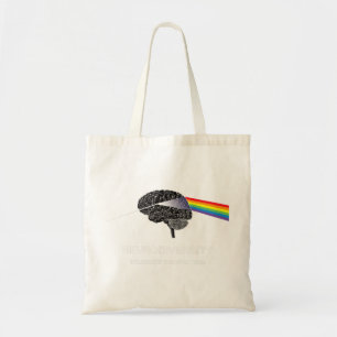 Autisme neurodiversity Spectrum ASD ADHD Rainbow B Tote Bag