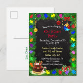 Autisme Noël Invitation Carte postale (Devant / Derrière)