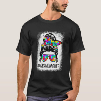 Autisme Oma Leven Rommelige Knot Puzzel Gestrand S T-shirt