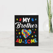 Autisme ondersteuning en bewustzijn Mijn autistisc Kaart (Voorkant)