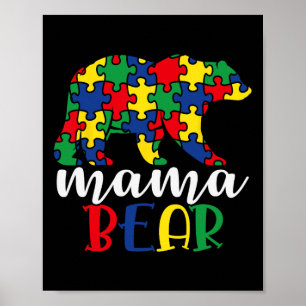 Autisme Ondersteuning Leraar Vrouwen Kinderen Auti Poster
