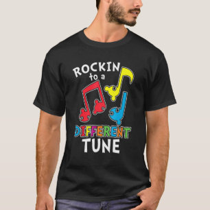 Autisme Oneindigheidssymbool Rockin Op Een Andere T-shirt