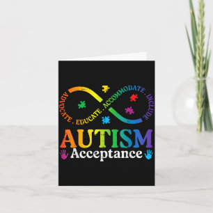 Autisme oneindigheidsteken asd bewustzijn acceptat kaart