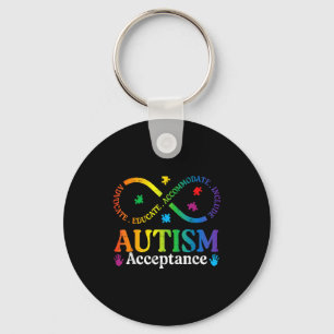 Autisme oneindigheidsteken asd bewustzijn acceptat sleutelhanger