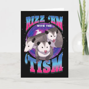 Autisme Opossum Liefhebber Cadeau Rizz Em Met De T Kaart