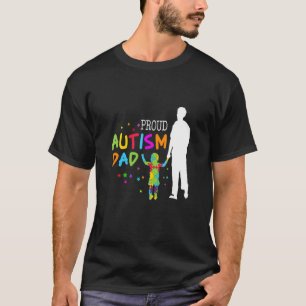 Autisme Pap en Son Proud Autisme Pap Puzzle Father T-shirt