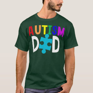 Autisme Pap Shirt Autism Awareness Puzzle Piece Ge
