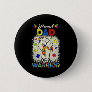 Autisme Pap van Autism Awareness Warrior Support A Ronde Button 5,7 Cm