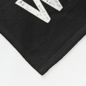 Autisme papa ondersteunt alleen Puzzle Je loopt no Fleece Deken (Hoek)