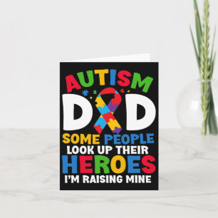 Autisme papa puzzel lint trotse zoon held autisme kaart
