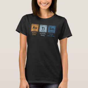Autisme Periodic Table Elements Spelling Autistic  T-shirt