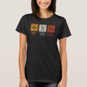 Autisme Periodiek Systeem Elementen Spelling Autis T-shirt