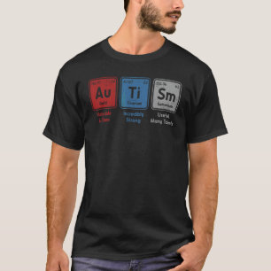 Autisme Periodiek Systeem Elementen Spelling Autis T-shirt