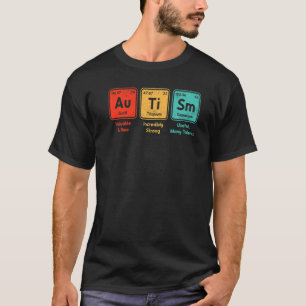 Autisme Periodiek Systeem Elementen Spelling Autis T-shirt