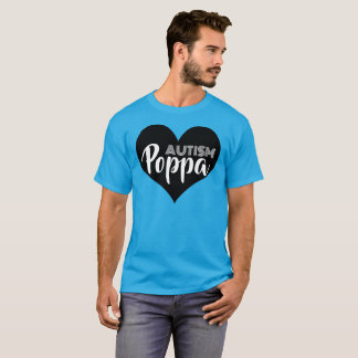 Autisme Poppa Heart T-shirt