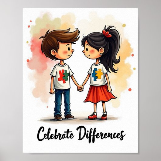 Autisme Poster (Voorkant)