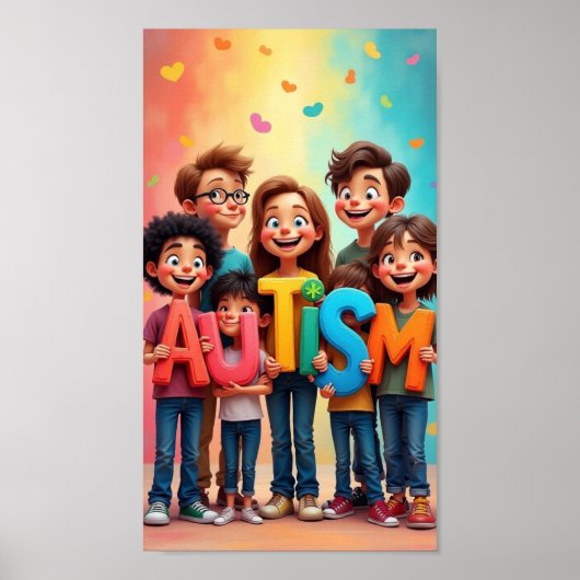 Autisme Poster (Voorkant)