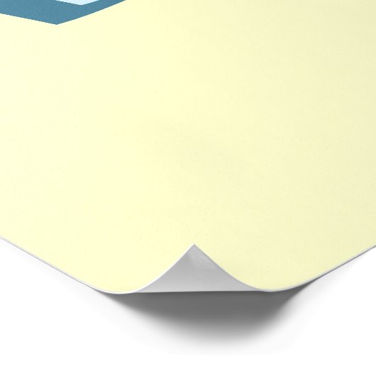 Autisme Poster van puzzelstukkunst (Hoek)