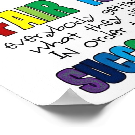 Autisme-Posters voor het speciale onderwijs Poster (Hoek)