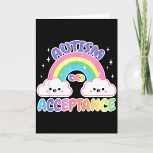 Autisme Pro Acceptatie Regenboog Met Oneindigheids Kaart