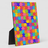 autisme puzzel fotoplaat (Zijkant)