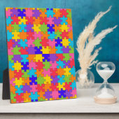 autisme puzzel fotoplaat (Zijkant)